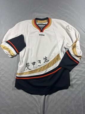 Reebok Anaheim Ducks Away Hockey Jersey Youth L/XL Custom S. Huynh